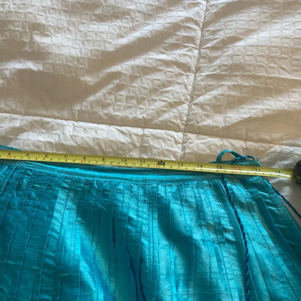 Soft Surroundings Turquoise Embroidered Maxi Skirt - Picture 7 of 10